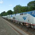 Amtrak P32AC-DM 709 and 701 @ Riverdale (Hudson Line). Photo taken by Brian Weinberg, 6/24/2007.