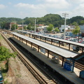 Ossining Metro-North station (Hudson Line). Looking north. Photo taken by Brian Weinberg, 7/27/2007.