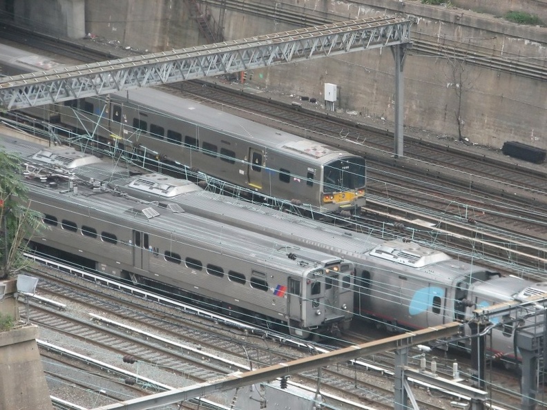 NJT Arrow III 1365 and Amtrak Acela and LIRR M-7 7250 @ Penn Station. Photo taken by Brian Weinberg, 8/17/2007. - NJT Arrow III 1365 and Amtrak Acela and LIRR M-7 7250 @ Penn Station. Photo taken by Brian Weinberg, 8/17/2007. IMG_2212f.jpg