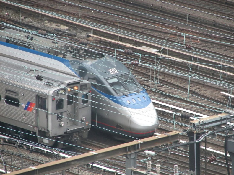 NJT Arrow III 1365 and Amtrak Acela 2032 @ Penn Station. Photo taken by Brian Weinberg, 8/17/2007. - NJT Arrow III 1365 and Amtrak Acela 2032 @ Penn Station. Photo taken by Brian Weinberg, 8/17/2007. IMG_2214f.jpg