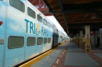 Tri-Rail cab car 501 @ Sheridan Street Station. Photo taken by Brian Weinberg, 9/12/2007.