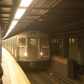 R-32 3866 @ Queens Plaza (E). Note: R-1 381 and R-7A 1575 are visible in background. Photo taken by Brian Weinberg, 12/23/2007.