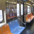 R-62A 2405 @ 225 St (1). Note the blue seats. Photo taken by Brian Weinberg, 3/27/2008.