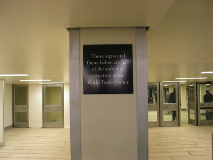 Looking north from the PATH concourse into the IND station.