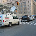 News vans.  Photo taken by Brian Weinberg, 11/24/2003.