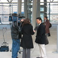 Spanish Channel interview. Photo taken by Brian Weinberg, 11/24/2003.