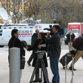 Spanish Channel interview. Photo taken by Brian Weinberg, 11/24/2003.