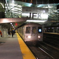 R-44 (A) nb @ Howard Beach. The train is being operated by the very talented T/O from the Div B MOD trips. Who can forget his SU