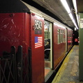 R-36WF 9543 @ Times Square - 42 St (7). Photo taken by Brian Weinberg, 5/7/2003.