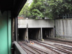 Jamaica Yard, as seen from the MOD train. Photo taken by Brian Weinberg, 6/8/2003.