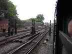 Jamaica Yard, as seen from the MOD train. Photo taken by Brian Weinberg, 6/8/2003.