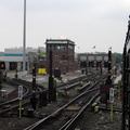 Jamaica Yard, as seen from the MOD train. Photo taken by Brian Weinberg, 6/8/2003.