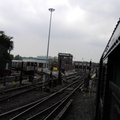 Jamaica Yard, as seen from the MOD train. Photo taken by Brian Weinberg, 6/8/2003.