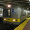 LIRR M-3 9911 @ Penn Station. Photo taken by Brian Weinberg, 1/11/2004.