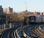 R-142 @ Jackson Av (5). Photo taken by Brian Weinberg, 1/21/2004.