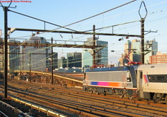 NJT ALP46 4602 @ Harrison, NJ. Photo taken by Brian Weinberg, 2/11/2004.