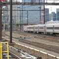 NJT ALP46, Comet IV, Comet V, &amp; Comet III 5520 @ Harrison, NJ. Photo taken by Brian Weinberg, 2/12/2004.