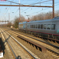 Amtrak Acela Express Power Car 2007 @ Edison, NJ. Photo taken by Brian Weinberg, 2/13/2004.