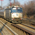 Amtrak AEM7 941 @ Edison, NJ. Photo taken by Brian Weinberg, 2/13/2004.