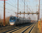 Amtrak Acela Express Power Car 2022 @ Edison, NJ. Photo taken by Brian Weinberg, 2/13/2004.