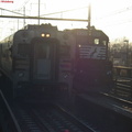 NJT Comet V Cab 6062 & NS GP38-2 5313 @ Edison, NJ. Photo taken by Brian Weinberg, 2/13/2004.