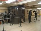 Art Display in the mezzanine of the Newark City Subway @ Newark Penn Station. Photo taken by Brian Weinberg, 2/16/2004.