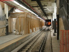 Outbound platforms of the Newark City Subway @ Newark Penn Station. Photo taken by Brian Weinberg, 2/16/2004.