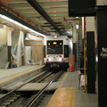 NJT NCS LRV 109A. Outbound platforms of the Newark City Subway @ Newark Penn Station. Photo taken by Brian Weinberg, 2/16/2004.
