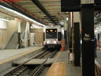 NJT NCS LRV 109A. Outbound platforms of the Newark City Subway @ Newark Penn Station. Photo taken by Brian Weinberg, 2/16/2004.