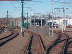 Newark City Subway car shops. Note the PCC's on the right. Photo taken by Brian Weinberg, 2/16/2004.