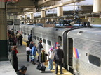 NJT Arrow III loading @ Newark Penn Station. Photo taken by Brian Weinberg, 2/16/2004.