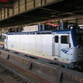 Amtrak AEM7 944 @ Newark Penn Station. Photo taken by Brian Weinberg, 2/16/2004.