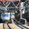 Amtrak AEM7 936 @ Newark Penn Station. Photo taken by Brian Weinberg, 2/16/2004.