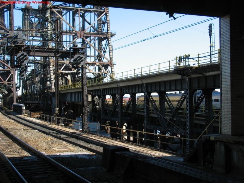 NJT Arrow III set departing @ Newark Penn Station. Photo taken by Brian Weinberg, 2/16/2004.