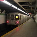 NYCT R-46 6129 @ 23 St/6 Av (F). Photo taken by Brian Weinberg, 2/16/2004.