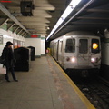 NYCT R-46 @ 23 St/6 Av (F). Photo taken by Brian Weinberg, 2/16/2004.