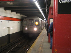 NYCT R-68 2622 @ 47-50 Sts (D). Photo taken by Brian Weinberg, 2/16/2004.