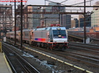 NJT ALP46 4622 @ Harrison, NJ, just after sunrise on a sunny day. Photo taken by Brian Weinberg, 2/17/2004.