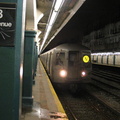 First N train over the bridge on the southbound leg of its last non-bridge trip
