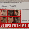 2008 HIV STOPS WITH ME.ORG MetroCard