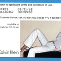 calvin_klein_bloomingdales - limited edition featuring Supermodel Amber Valletta - obtained on 5/6/2004