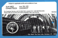 Centennial Issue #1 -- City Hall: The first ride, October 27, 2004