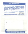 SEPTA Day Pass (inside)