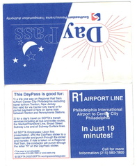 SEPTA Day Pass (outside)