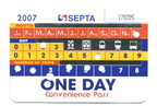 SEPTA One Day Inconvenience Pass (front)