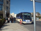 DSCF0274 - Irizar Coach (built by the late Metrotrans) in front of the Dan Pearl hotel in Jerusalem. Photo taken by Brian Weinbe