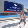 Israeli Railways Flexliner train @ Jerusalem - Malchah station. Photo taken 4/17/2005.