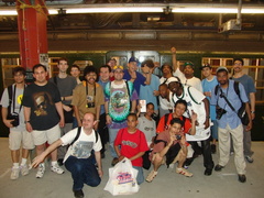 SubTalk group photo from IND MOD trip on May 23, 2004. Photo taken by Anthony German at Times Square (N/R/Q/W) at the end of the