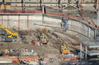 Northeastern part of the WTC site. Photo taken by Brian Weinberg, 12/3/2006.