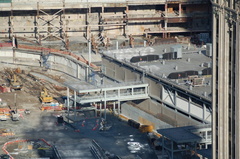 Eastern part of the WTC site. Photo taken by Brian Weinberg, 12/3/2006.